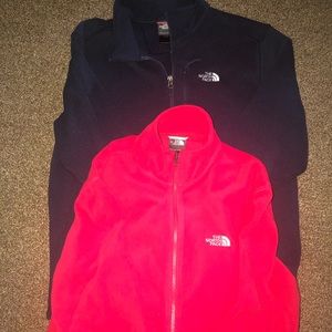 Bundle men the north face jacket size large